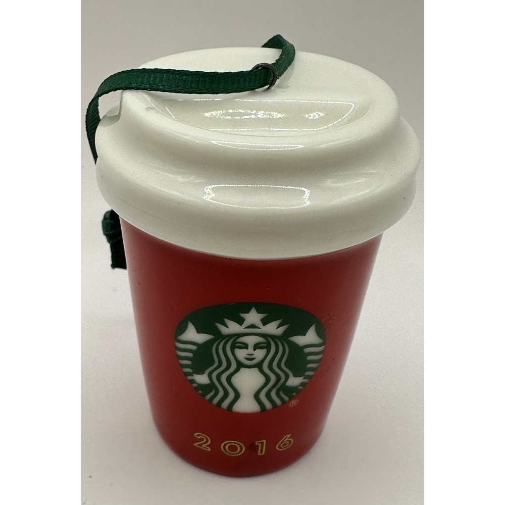 Starbucks Christmas Ornament Travel Cup 2016